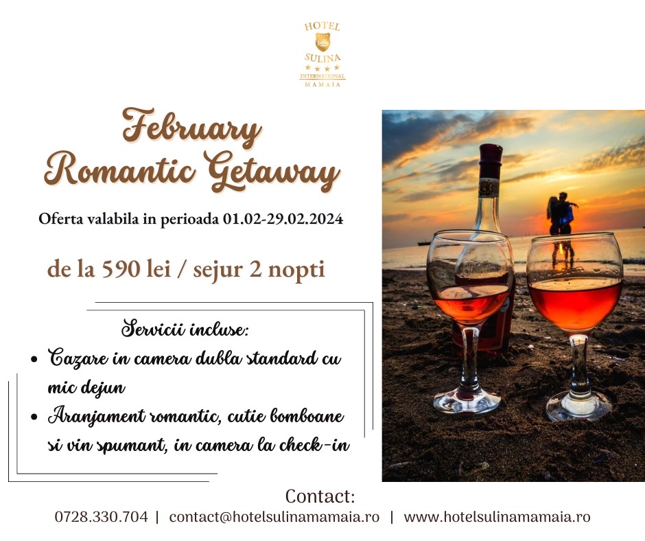 Romantic February Getaway, by the sea!